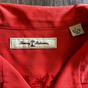 Vintage Tommy Bahama Large Silk Shirt